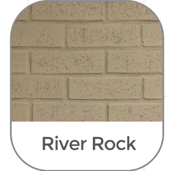 River Rock Brick Stain