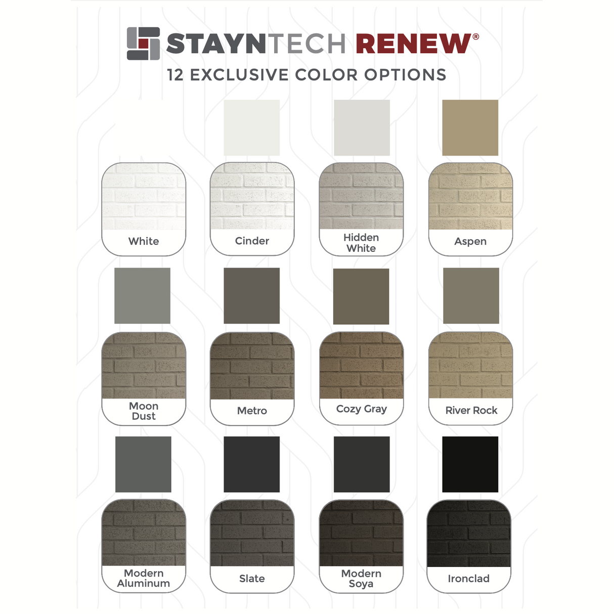 Stayntech® Color Selection Guide