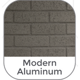 Modern Aluminum Brick Stain